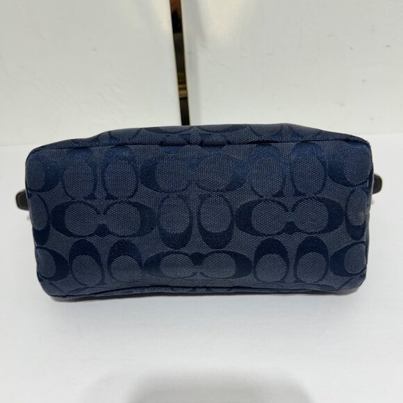 Coach Navy Womens Signature Shoulder Mini Bag - Picture 8 of 14